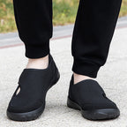 Damen Atmungsaktive und leichte Freizeitschuhe mit flexiblem Klettverschluss EB