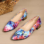Damen Elegante Ballerinas mit extravaganten Goldakzenten EB