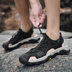 Damen Atmungsaktive Trekking Sandalen mit rutschfester Sohle EB