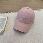 Baseballkappe mit Blumenstickerei für Damen
