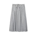 Damen Midi-Rock mit verspieltem Punkte-Design und elastischem Taillenzug EB