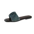 Damen Bequeme Mules mit dekorativem Riemendesign EB