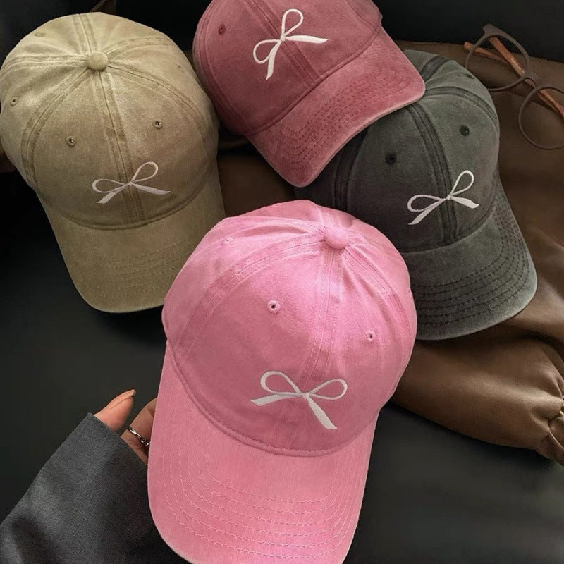 Lässige bestickte Baseballkappe für Damen