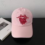 Romantische bestickte Damen-Baseballcap