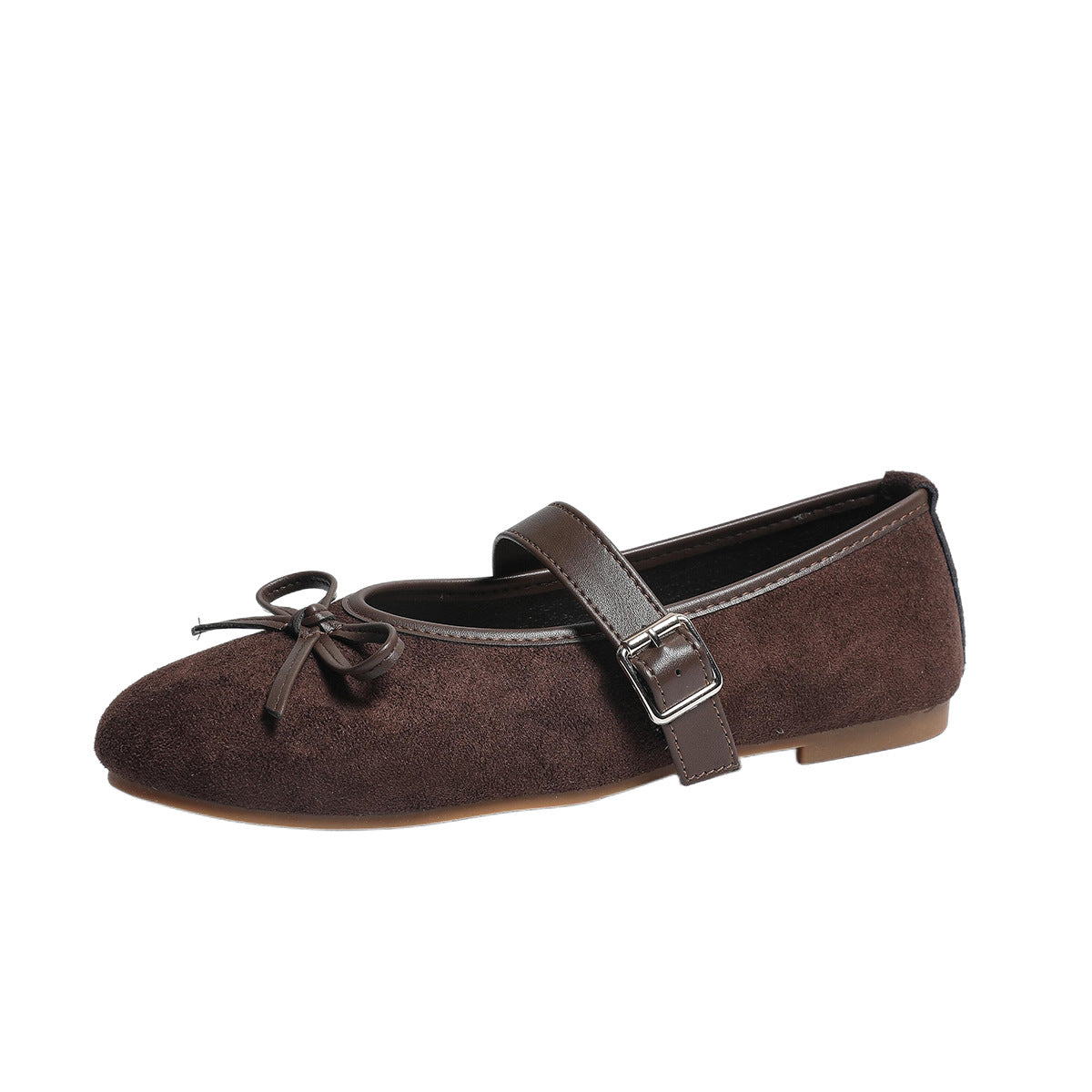 Damen Ballerinas mit verstellbarem Riemendesign und modischem Leopardenmuster EB