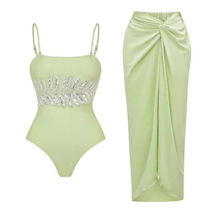 Eleganter Damen-Jumpsuit mit funkelnden Pailletten-Applikationen