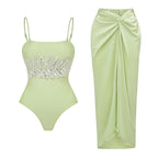 Eleganter Damen-Jumpsuit mit funkelnden Pailletten-Applikationen