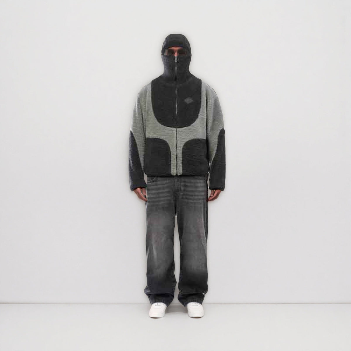 Damen Fleecejacke mit hohem Kragen und praktischen Reißverschlusstaschen EB