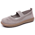 Damen Bequeme Slip-On Freizeitschuhe mit elastischem Riemen EB