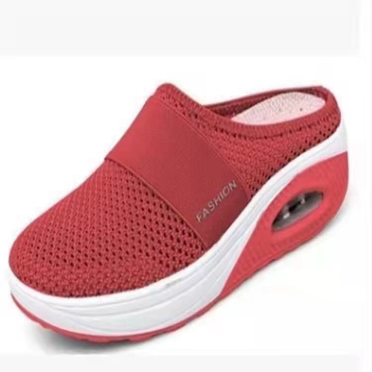 Damen Atmungsaktive Clogs mit rutschfester Sohle und flexiblem Mesh-Obermaterial EB
