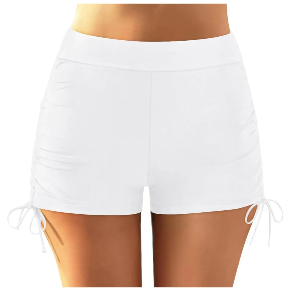 Sportliche Badeshorts für Damen mit verstellbarem Bund