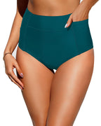 Damen High-Waist Badeshorts