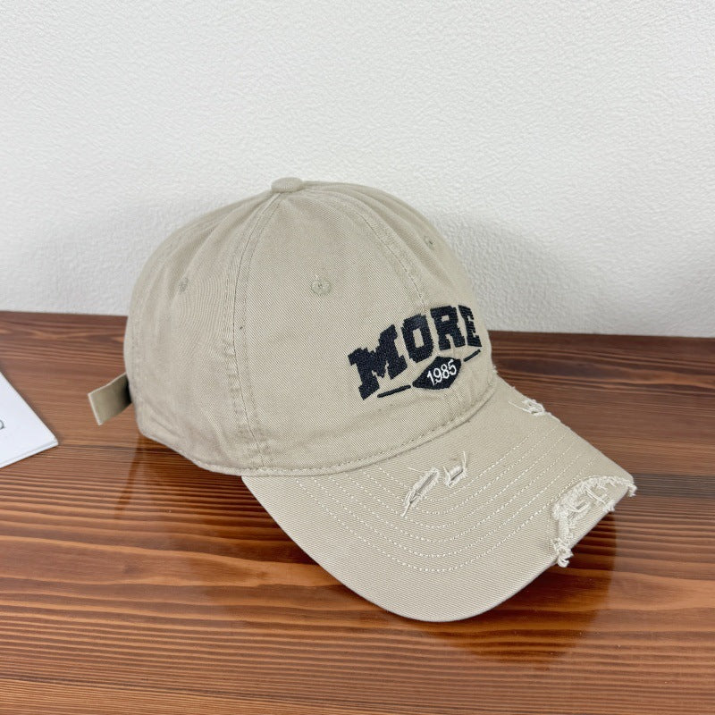 Herren-Baseballkappe im Used-Look