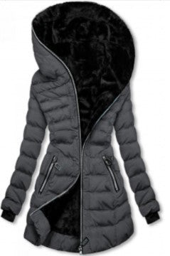 Damen Kapuzenjacke mit warmem Innenfutter EB