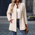 Damen klassischer und eleganter Mantel EB