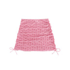 Rüschen-Shorts für Damen mit verstellbaren Bändern
