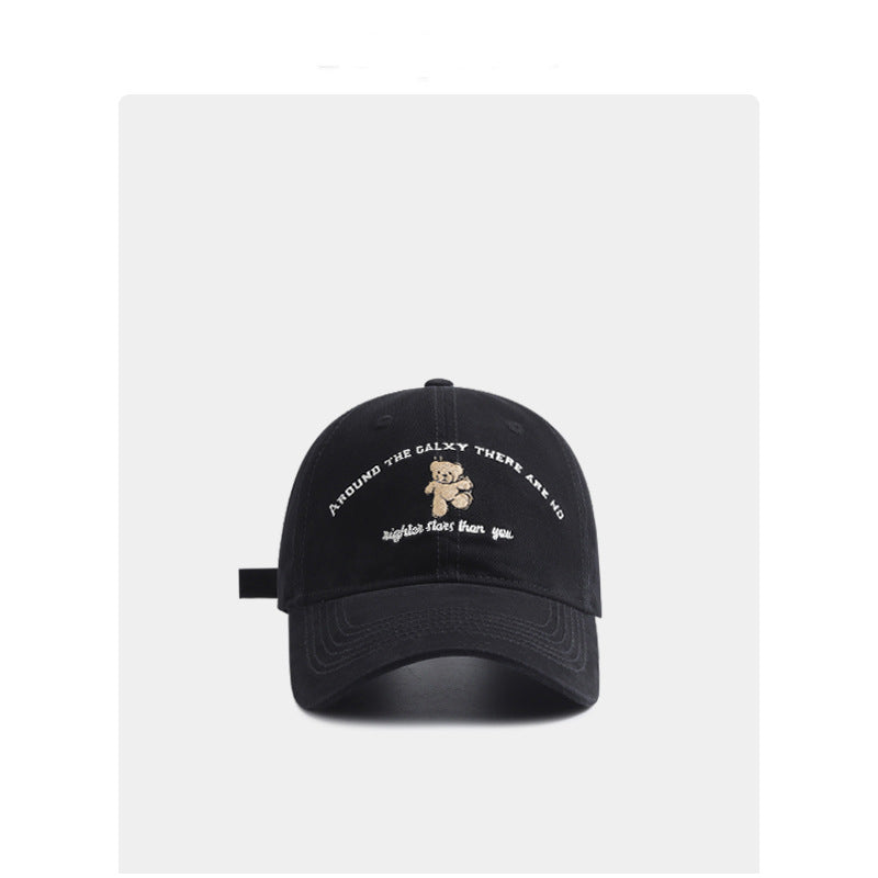 Teddybär-Cap mit Stickerei