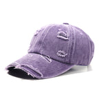 Damen-Baseballkappe im Used-Look