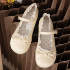 Damen Ballerina-Schuhe mit eleganter Riemchen-Detail und bequemer Sohle EB