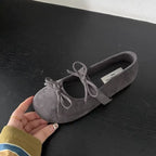 Damen Ballerinas mit verspieltem Schleifen-Design EB