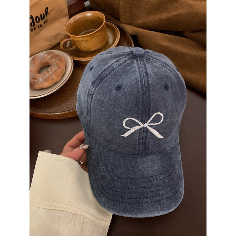 Lässige bestickte Baseballkappe für Damen