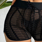 Damen-Mesh-Badeshorts