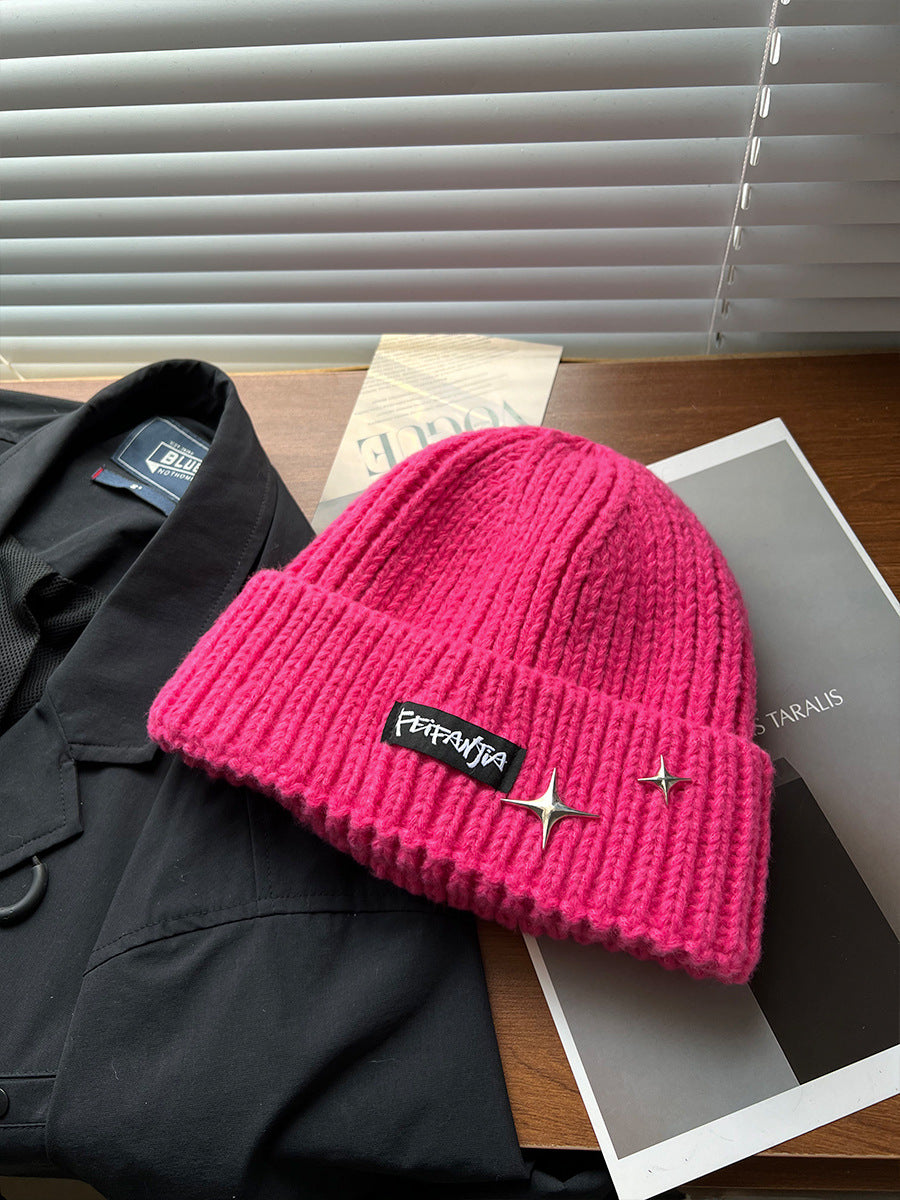 Stilvolle Strick-Beanie