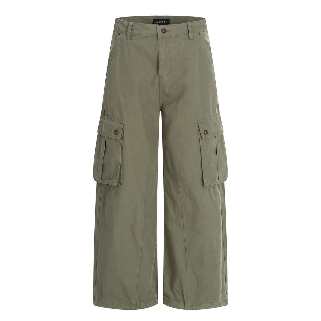 Damen Cargo-Culotte-Shorts mit aufgesetzten Taschen