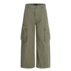 Damen Cargo-Culotte-Shorts mit aufgesetzten Taschen