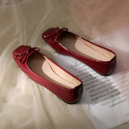 Damen Ballerinas mit zartem Schleifendetail und weichem Innenfutter EB