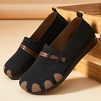 Damen Bequeme Slip-On Ballerinas mit flexiblem Obermaterial EB