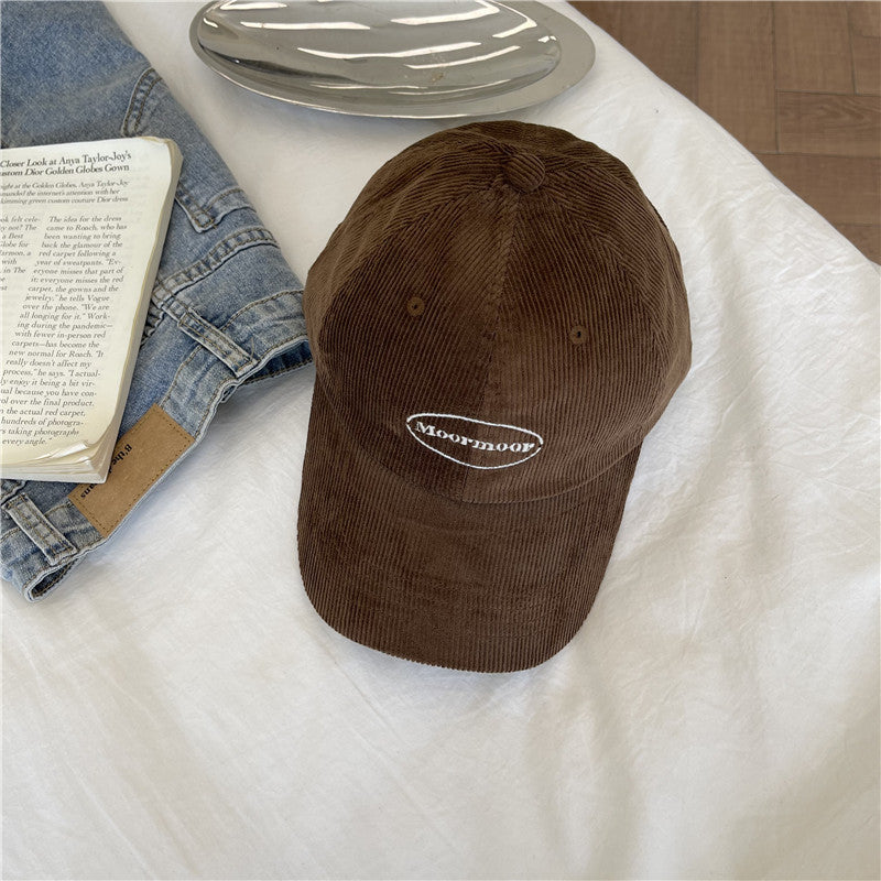 Lässige Damen-Baseballkappe aus Cord