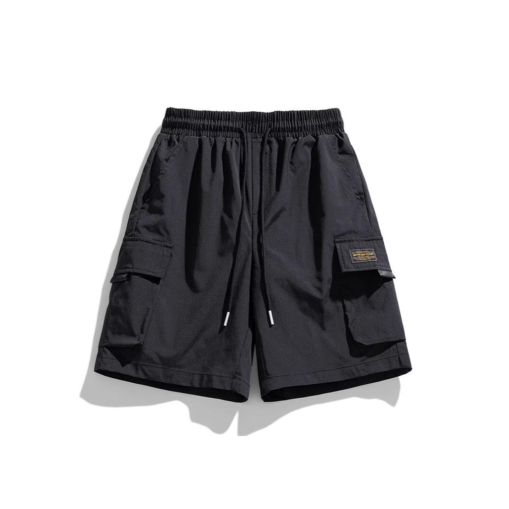 Herren Cargo-Shorts mit elastischem Bund und praktischen Taschen EB