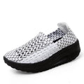 Damen Sportliche Slipper mit atmungsaktivem Netzgewebe und rutschfester Sohle EB