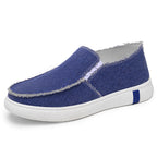 Damen Bequeme Slip-On Freizeitschuhe mit atmungsaktivem Obermaterial EB