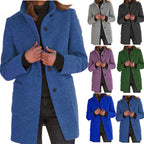 Damen hochwertige Wolljacke im klassischen Design mit großen Taschen EB
