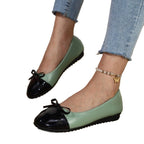 Damen Bequeme Ballerinas mit elegantem Schleifendetail EB