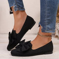 Damen Ballerinas mit modischer Schleifen-Applikation EB