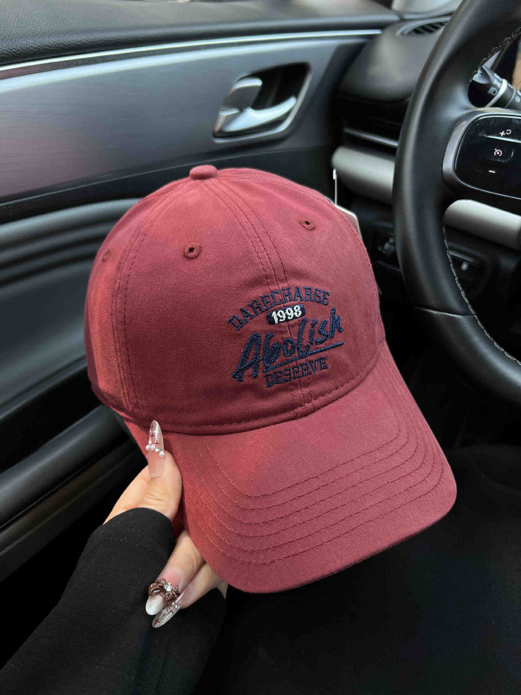 Freizeitkappe für Herren mit Distressed-Optik