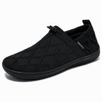 Damen Bequeme Slip-On Freizeit-Schuhe mit elastischem Einstieg und atmungsaktiver Struktur EB