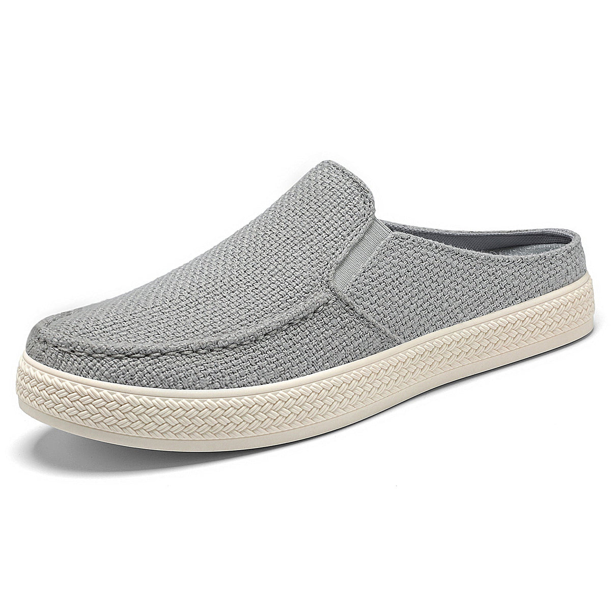 Damen Bequeme Slip-On Hausschuhe mit elastischem Einstiegsdesign EB