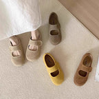 Damen Bequeme Clogs mit Klettverschluss und ergonomischer Sohle EB
