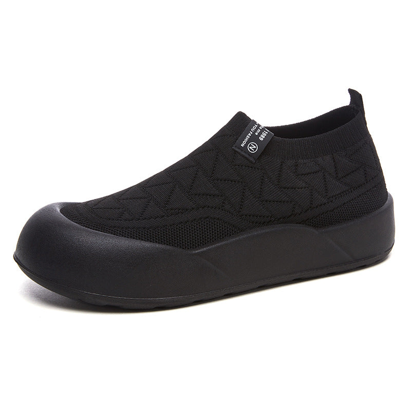 Damen Sportliche Slip-On Schuhe mit rutschfester Sohle und atmungsaktivem Obermaterial EB
