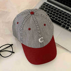 Lässige Tweed-Baseballcap für Herren