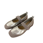 Damen Ballerina-Pumps mit verstellbarem Riemchen und elastischen Komfortsohle EB