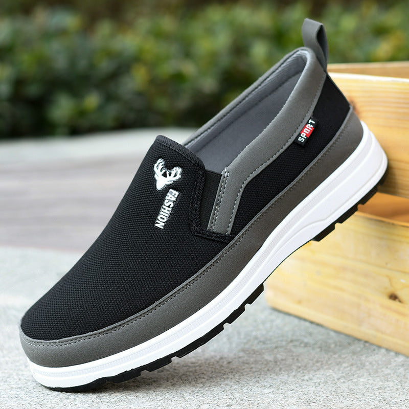 Damen Bequeme Slip-On Freizeitschuhe mit rutschfester Sohle EB