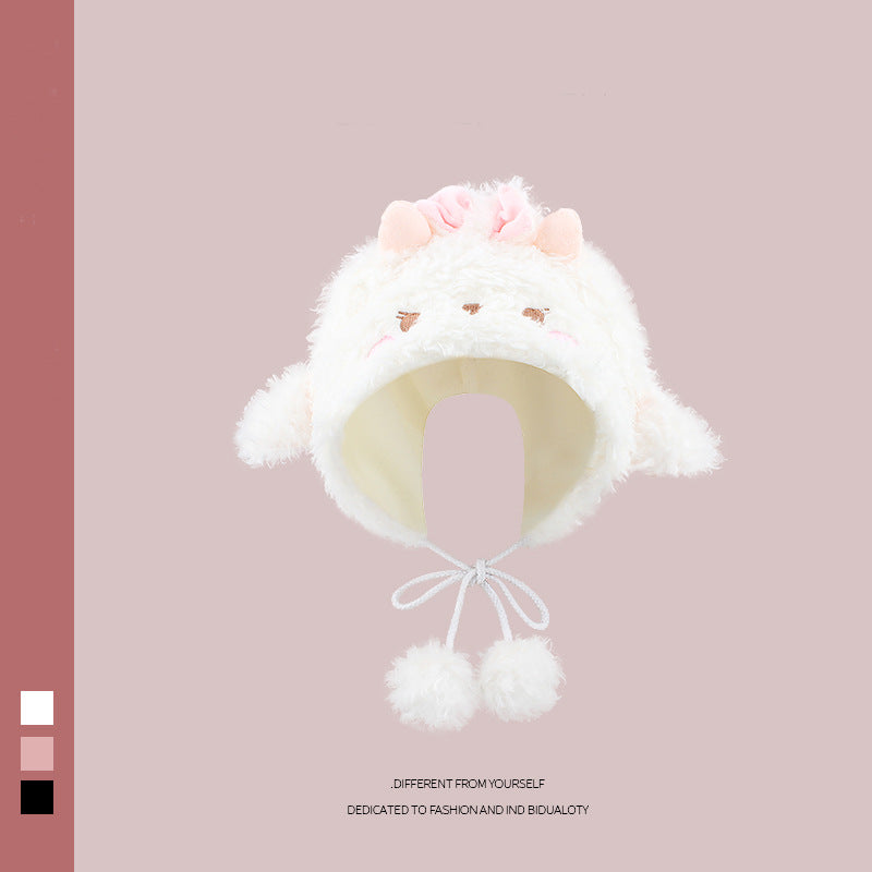 Furry Animal Ear Hat