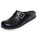 Damen Clogs mit modischem Riemen und komfortablem Fußbett EB