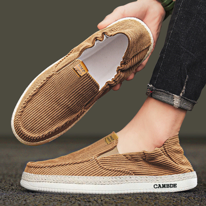 Damen Bequeme Slip-On Freizeitschuhe mit elastischem Obermaterial EB