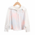 Damen Atmungsaktive Sportjacke mit UV-Schutz und Kapuze EB